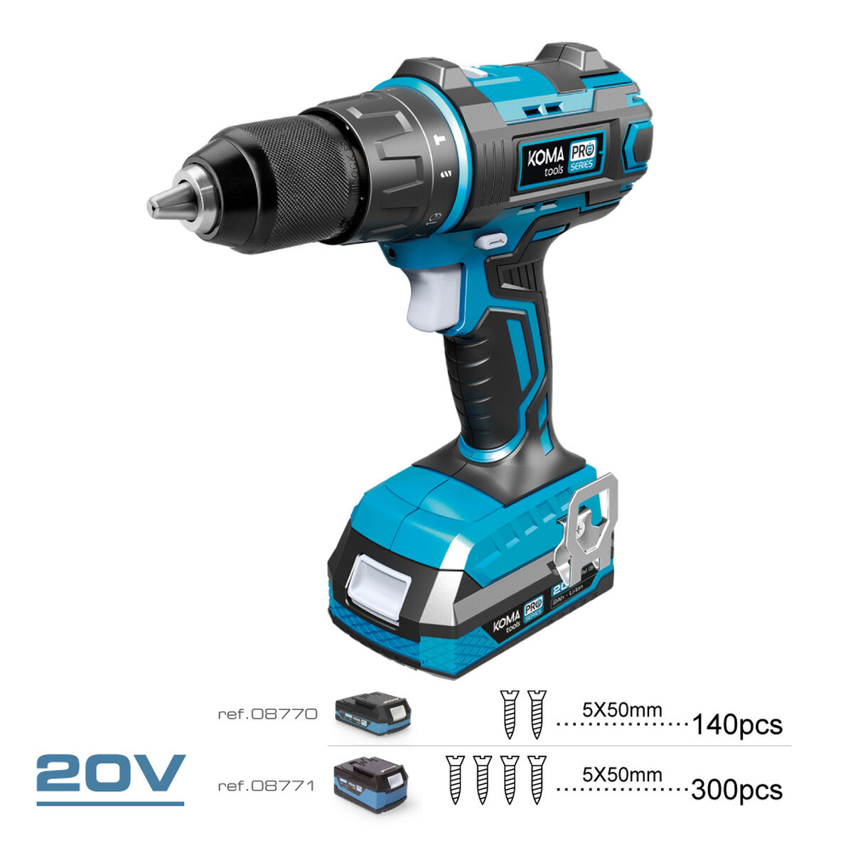 Puurvasar Koma Tools 20 V